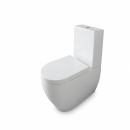 Inodoro Smile de Dos Piezas, Color: Blanco