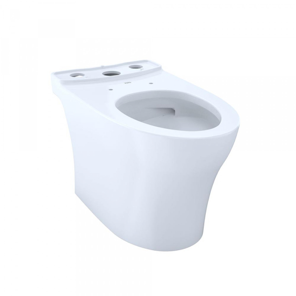 Inodoro Aquia IV Connect de 2 Piezas, con Asiento Washlet SS124#01 con Cables Ocultos Incluido, Color: Blanco