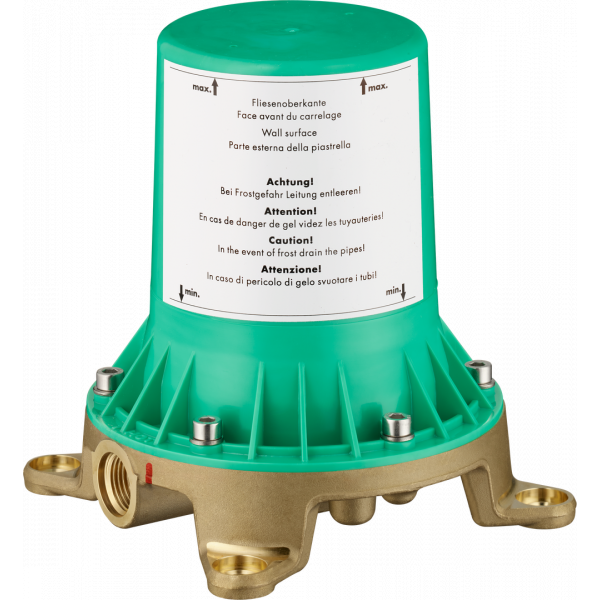 Cuerpo empotrado para mezclador de pie de bañera