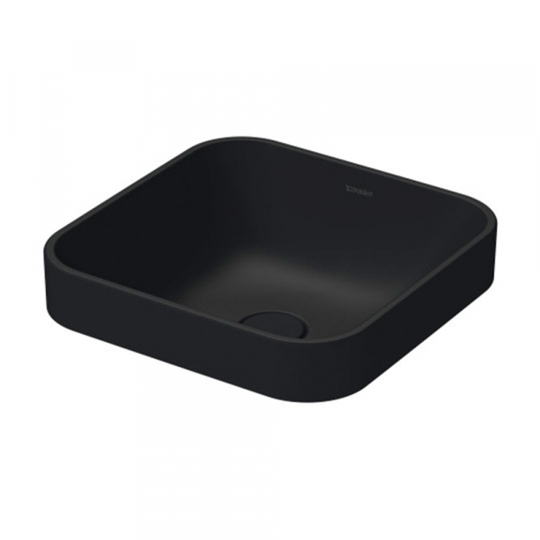 Lavabo Cuadrado sobre Cubierta Happy D.2 Plus (acabado Antracita Mate)