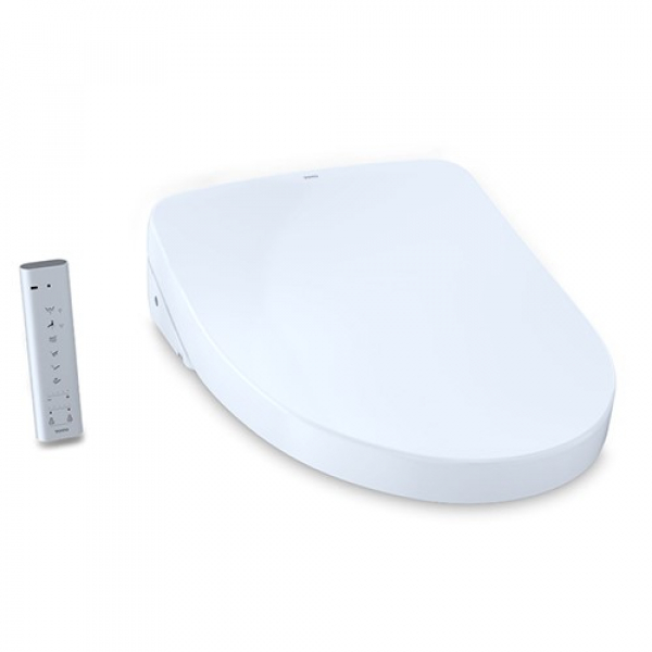 Asiento Inteligente Washlet S500E para Instalación con Cables Expuestos, Color: Blanco