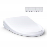 Asiento Inteligente Washlet S7A Clásico para Instalación con Cables Ocultos o Expuestos, Color: Blanco