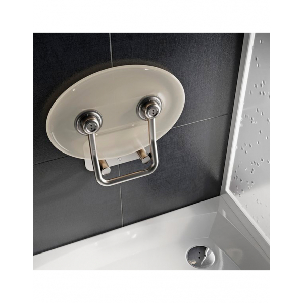 Asiento Plegable OVO P Multifuncional, Color: Claro Transparente