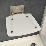 Asiento Plegable de Ducha Ovo B, Color: Opal