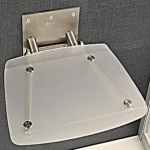 Asiento Plegable OVO B Multifuncional, Color: Claro Transparente