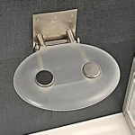 Asiento Plegable OVO P Multifuncional, Color: Claro Transparente