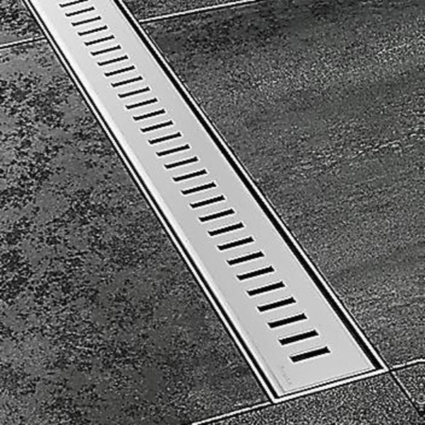 Coladera (Rejilla) Lineal, Modelo: Zebra de 85 cms. (Acero Inoxidable)