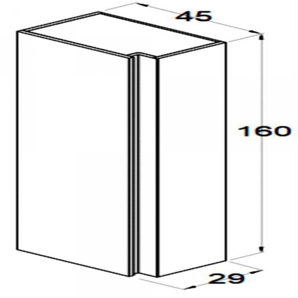 Gabinete Vertical 10ª (Nogal Oscuro)