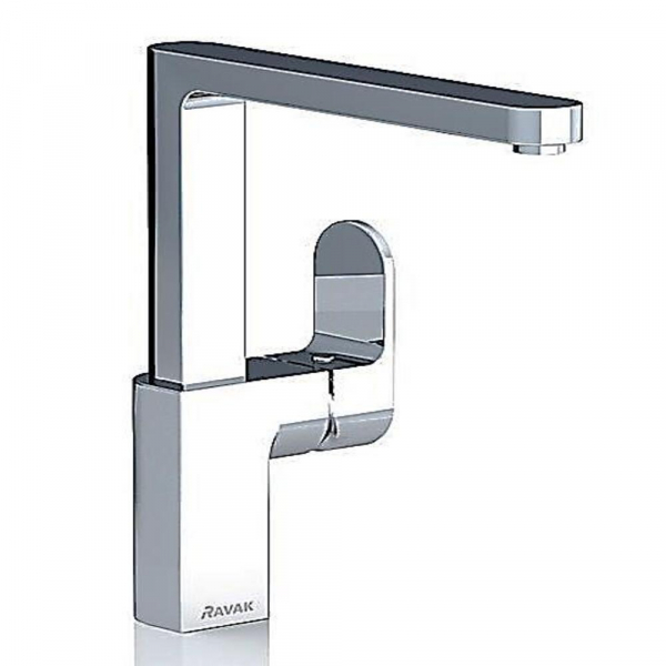 Mezclador Monomando línea Chrome Alto para Lavabo o Cocina (acabado Cromo)