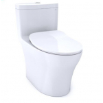 Inodoro Aquia IV de una Pieza con Asiento Slim, con Preparación para Washlet+ de Cables Ocultos, Color: Blanco. Tiempo de entrega 14 semanas.