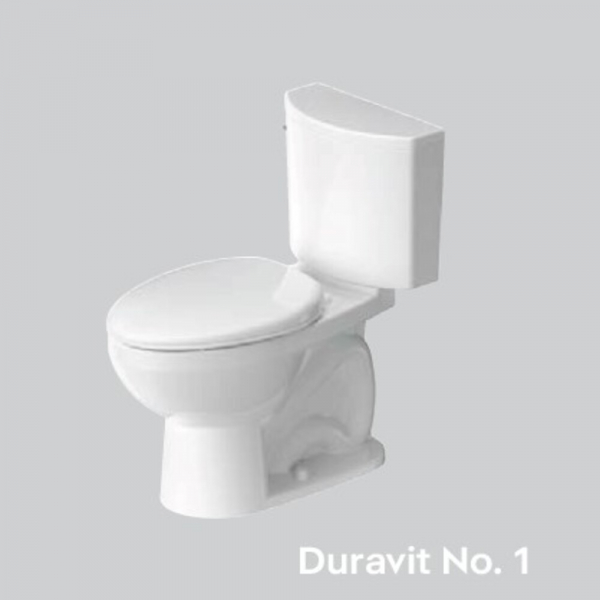 Inodoro de una Pieza Duravit Rimless® Duravit No.1