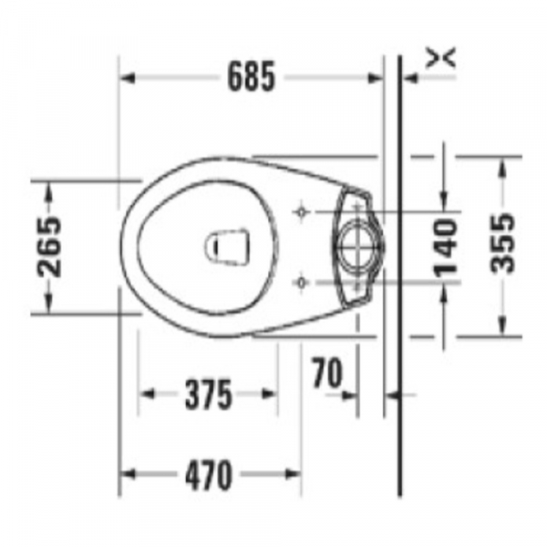 Inodoro de una Pieza Duravit Rimless® Duravit No.1