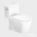 Inodoro de una pieza Duravit Rimless® D-Neo
