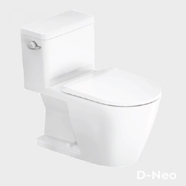 Inodoro de una pieza Duravit Rimless® D-Neo