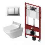 Inodoro Suspendido DuraStyle con Asiento SensoWash® Starck Classic