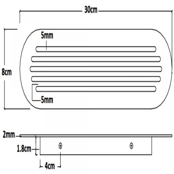 Jabonera / Repisa para Regadera / Lavabo de 30 cm. (acabado Acero Pulido)
