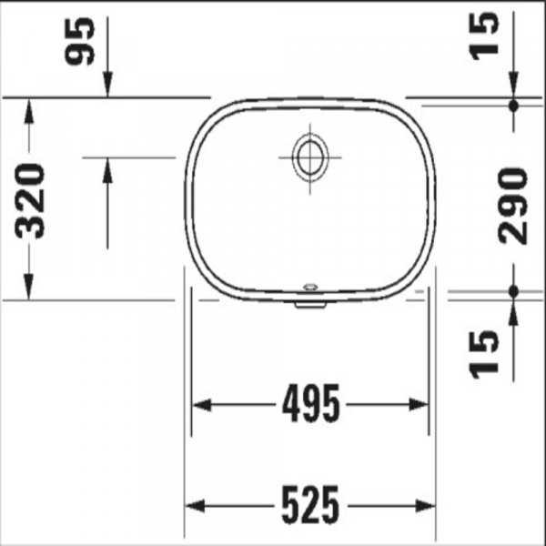 Lavabo bajo Cubierta D-Code