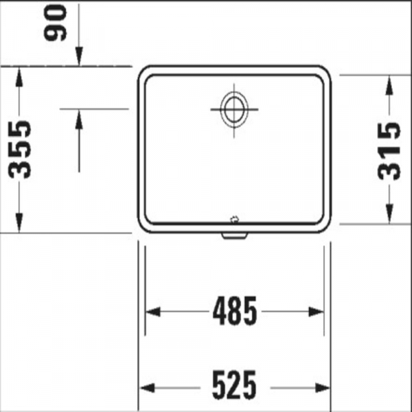 Lavabo bajo Cubierta Vero