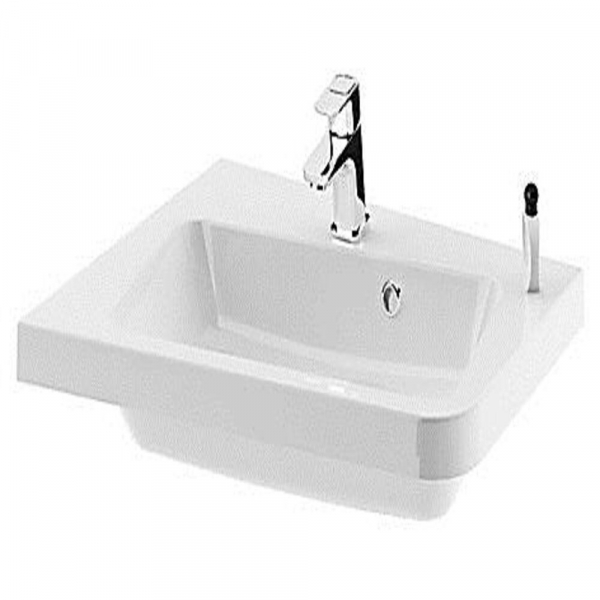 Lavabo Esquinero 10° Izquierdo, Color Blanco