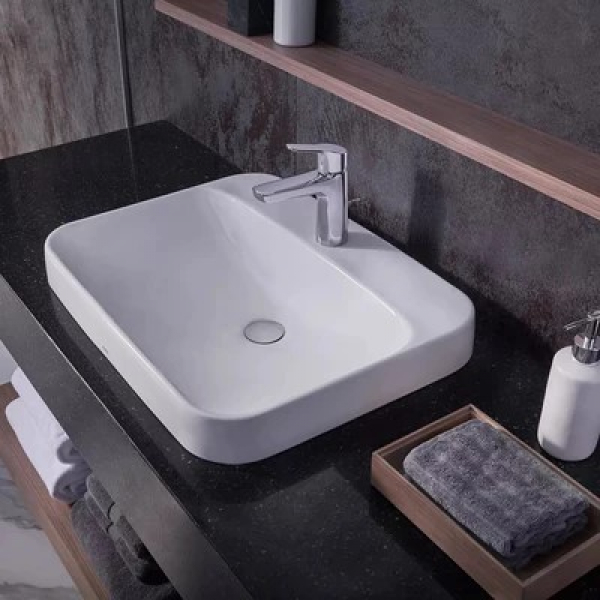 Lavabo sobre Cubierta, Color: Blanco