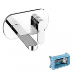 Mezclador Monomando Empotrable para Lavabo, línea Chrome
