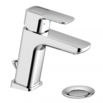 Mezclador Monomando Línea 10º para Lavabo, con Contra Canasta Automático (acabado Cromo)