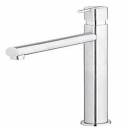 Mezclador Monomando Alto para Lavabo (acabado Acero Cepillado)