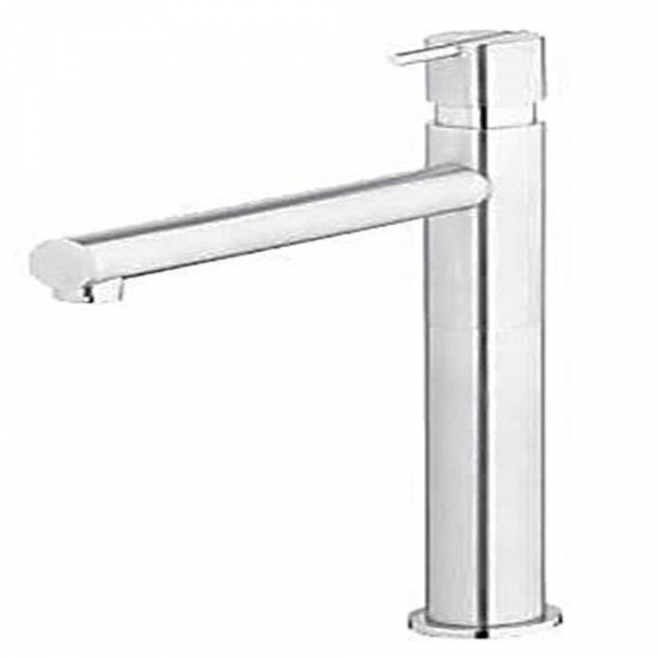 Mezclador Monomando Alto para Lavabo (acabado Acero Cepillado)