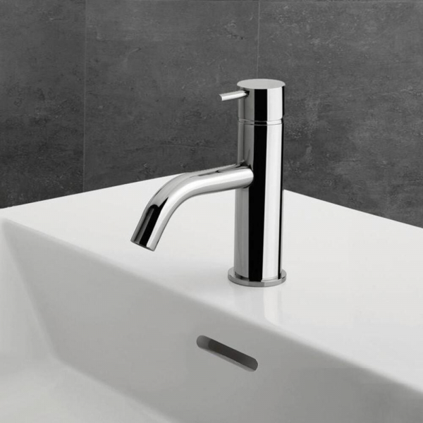 Mezclador Monomando de Lavabo con contra canasta Stop&Go (acabado Cromo)