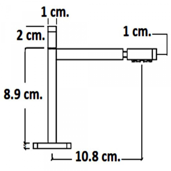 Mezclador Monomando de Ronda Progresiva para Bidet (acabado Cromo)