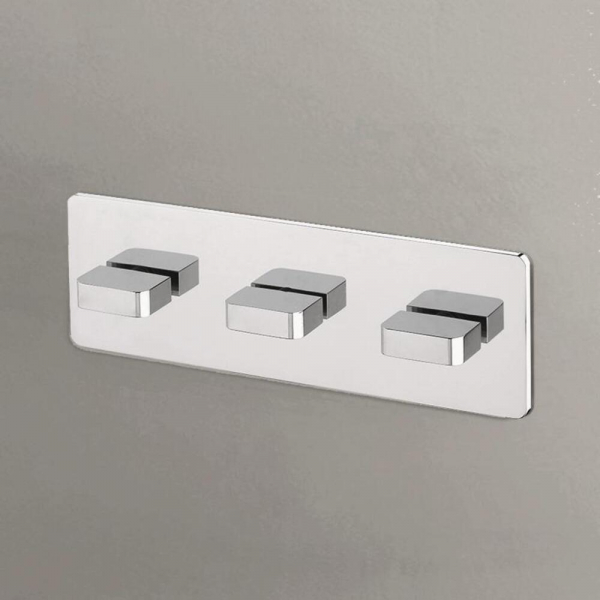 Mezcladora para Ducha/Tina con Desviador a 3 Vías (acabado Cromo)