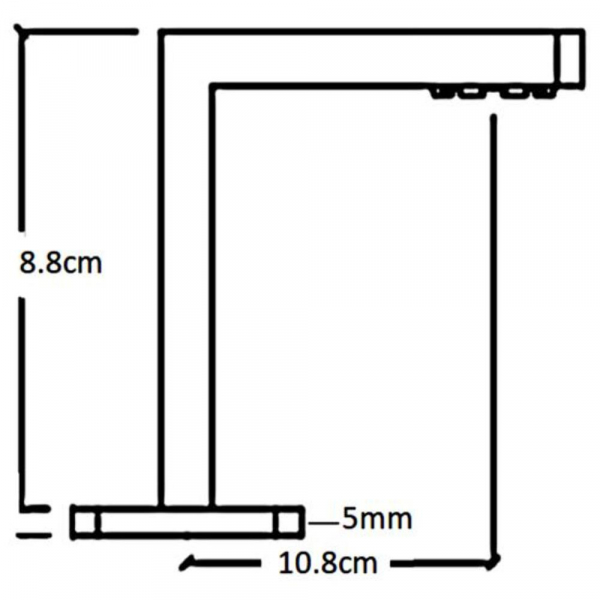 Mezclador Monomando de Ronda Progresiva de 2 Agujeros (acabado Cromo)