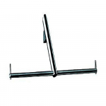 Porta Rollo Doble (acabado Cepillado)