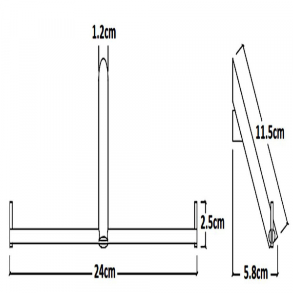 Porta Rollo Doble (acabado Cepillado)