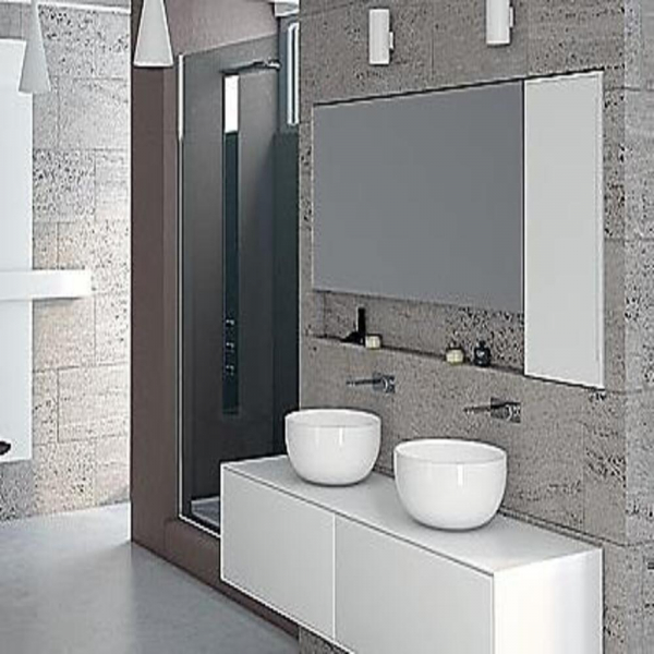 Lavabo Blanco Shui, Instalación sobre Cubierta