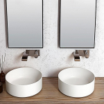 Lavabo Blanco Shui Confort Ultra Slim, Instalación sobre Cubierta