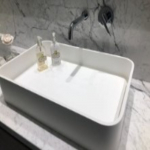 Lavabo Blanco Shui, con Descarga Periférica (Desagüe)