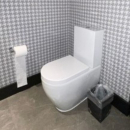 Inodoro Smile de Dos Piezas, Color: Blanco