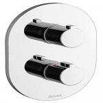 Termostato Maneral con Desviador para 2 Vías línea Chrome (para Regadera, Tina o Ducha de Mano), acabado Cromo