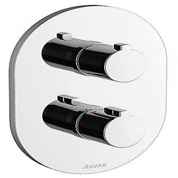 Termostato Maneral con Desviador para 2 Vías línea Chrome (para Regadera, Tina o Ducha de Mano), acabado Cromo