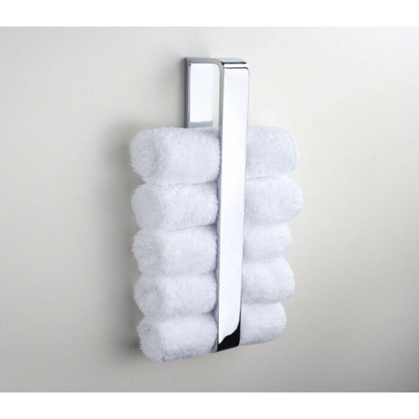 Toallero Vertical de 40 cm. (acabado Cromo)