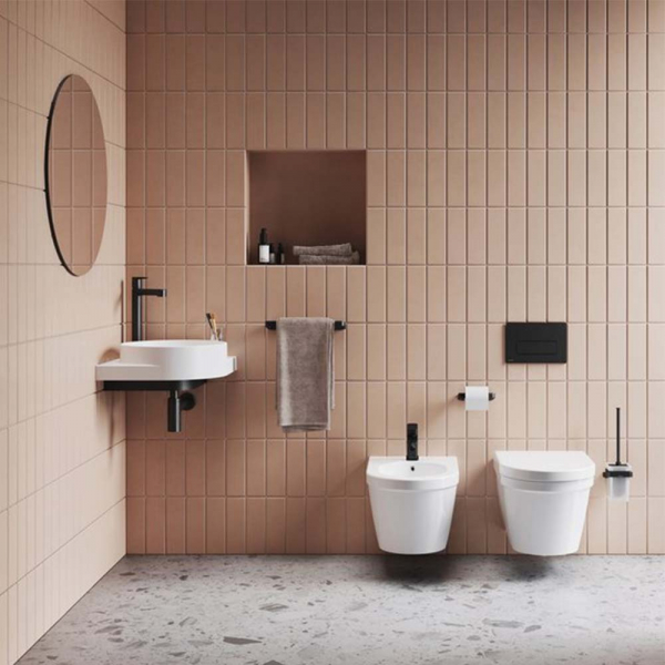 Toallero Doble de 10° de 63 cm. (acabado Cromo Brillante)