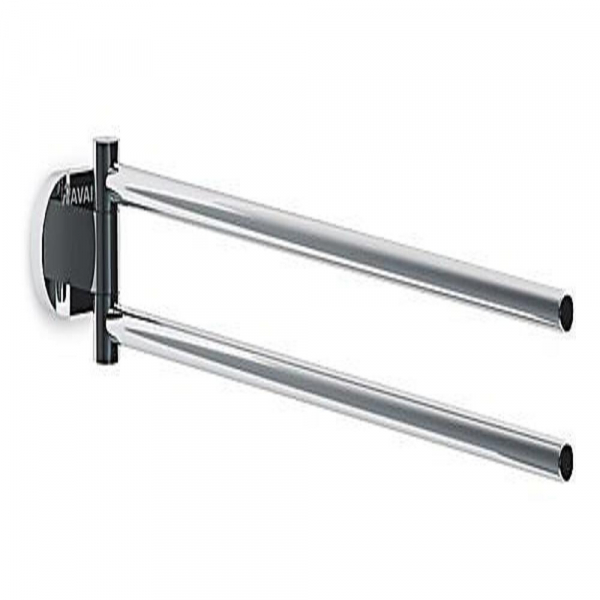 Toallero Giratorio Doble, línea Chrome (acabado Cromo Brillante)