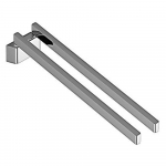 Toallero Doble Giratorio de 42 cm. (acabado Cromo Brillante)