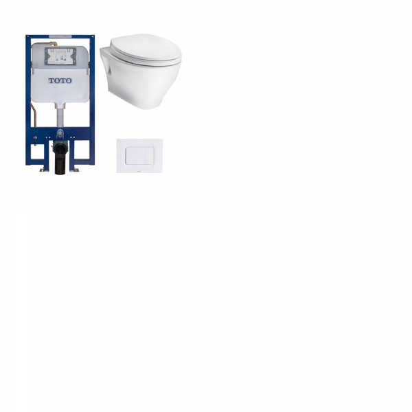 Paquete de Inodoro suspendido, Componentes: Pulsador YT920, Taza CT428CFG#01, asiento SS114#01, Sistema de tanque empotrado WT172M#01. Tiempo de entrega 14 semanas.