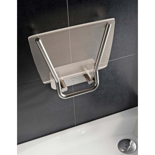 Asiento Plegable OVO B Multifuncional, Color: Claro Transparente