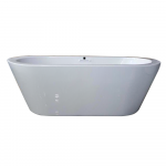 Tina Freestanding con Hidromasaje, Modelo: Madrid, Color: Blanco