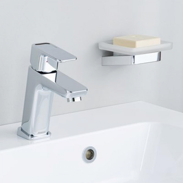 Mezclador Monomando Línea 10º para Lavabo, con Contra Canasta Automático (acabado Cromo)