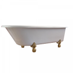 Tina Freestanding sin Hidromasaje, Modelo: Vintage, Color: Blanco