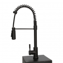 Llave Monomando de Cuello Flexible Doble Función Negro Mate KSS1230-BK